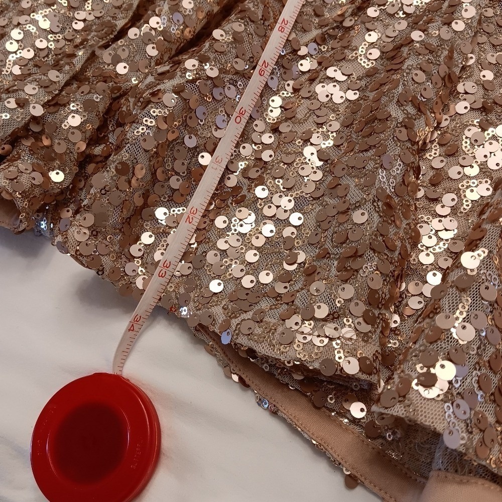 Guess V neck Sequin dress, cocktail‎   - Size Small - Picture 11 of 11